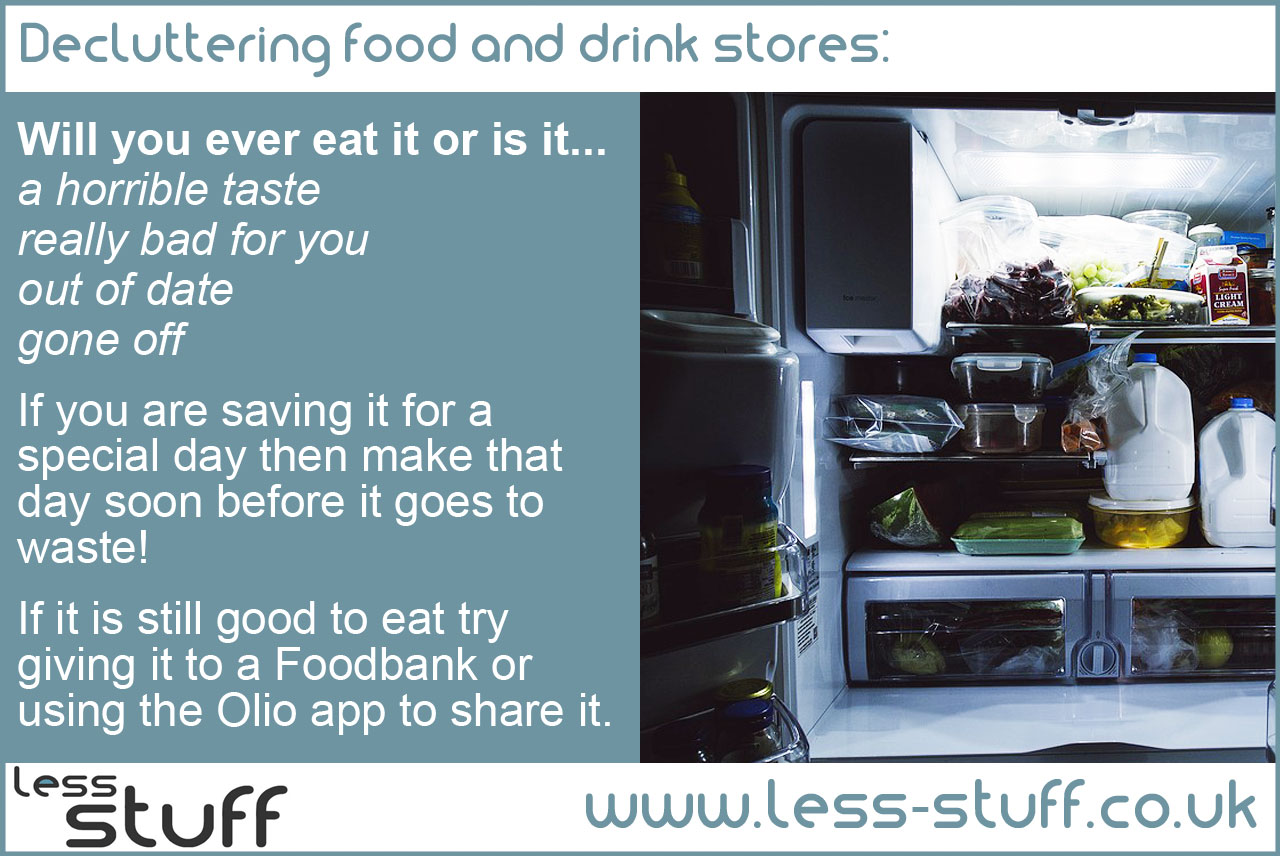 declutter food and drink