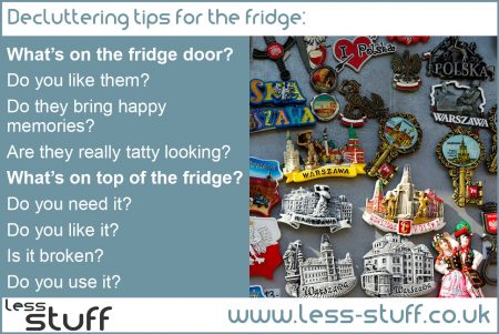 declutter the fridge