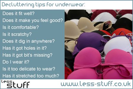 declutter underwear