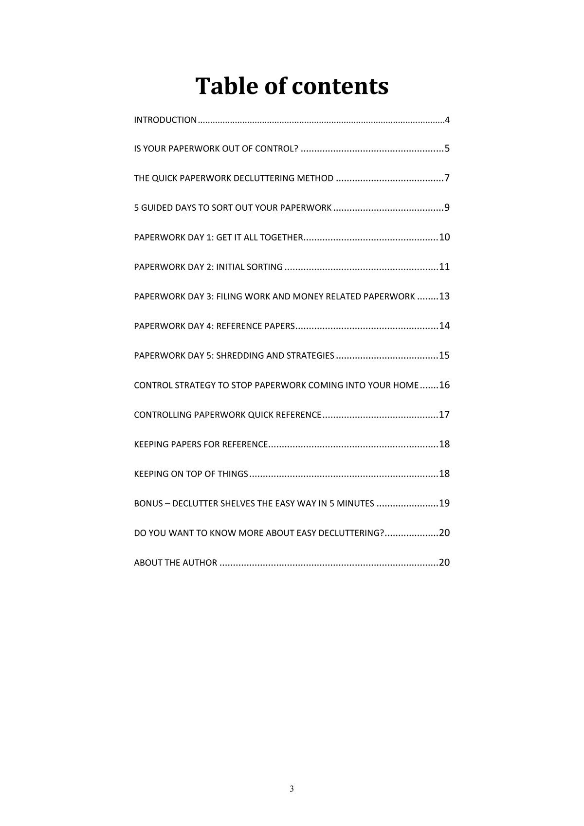From Piles to Files - declutter your paperwork in 5 days Printed Paperback - Image 3