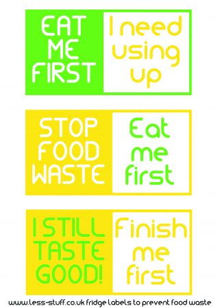 Food Waste Sticker