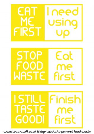 Food Waste Sticker