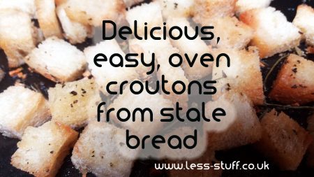herby oven croutons recipe
