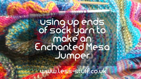 enchanted mesa from sock yarn