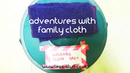 adventures with family cloth