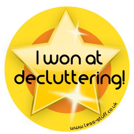 I won at decluttering