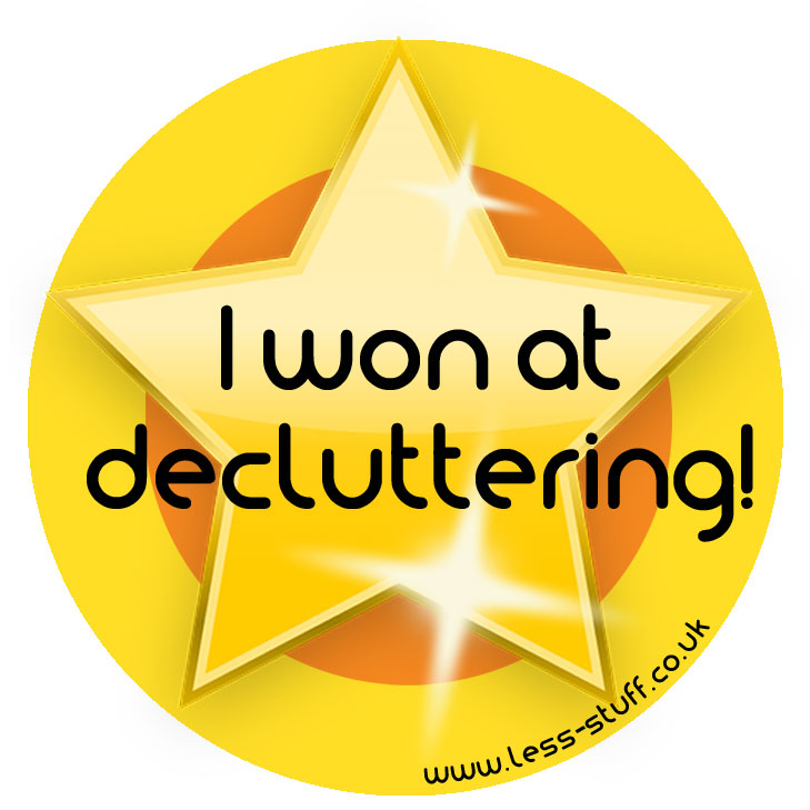 I won at decluttering