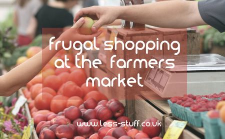 shop frugally at the farmers market
