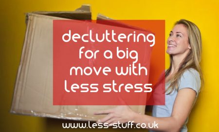 declutter for a big move