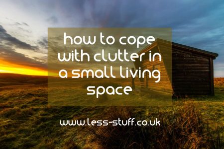coping with clutter in a small space