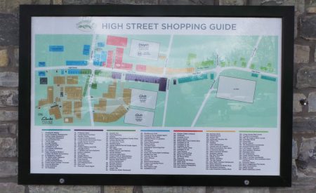 list of shops in clarks village street