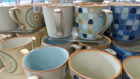 Denby cups at Clarks Village