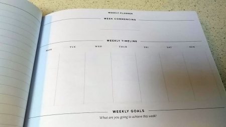 weekly goals effici
