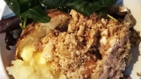 root vegetable crumble